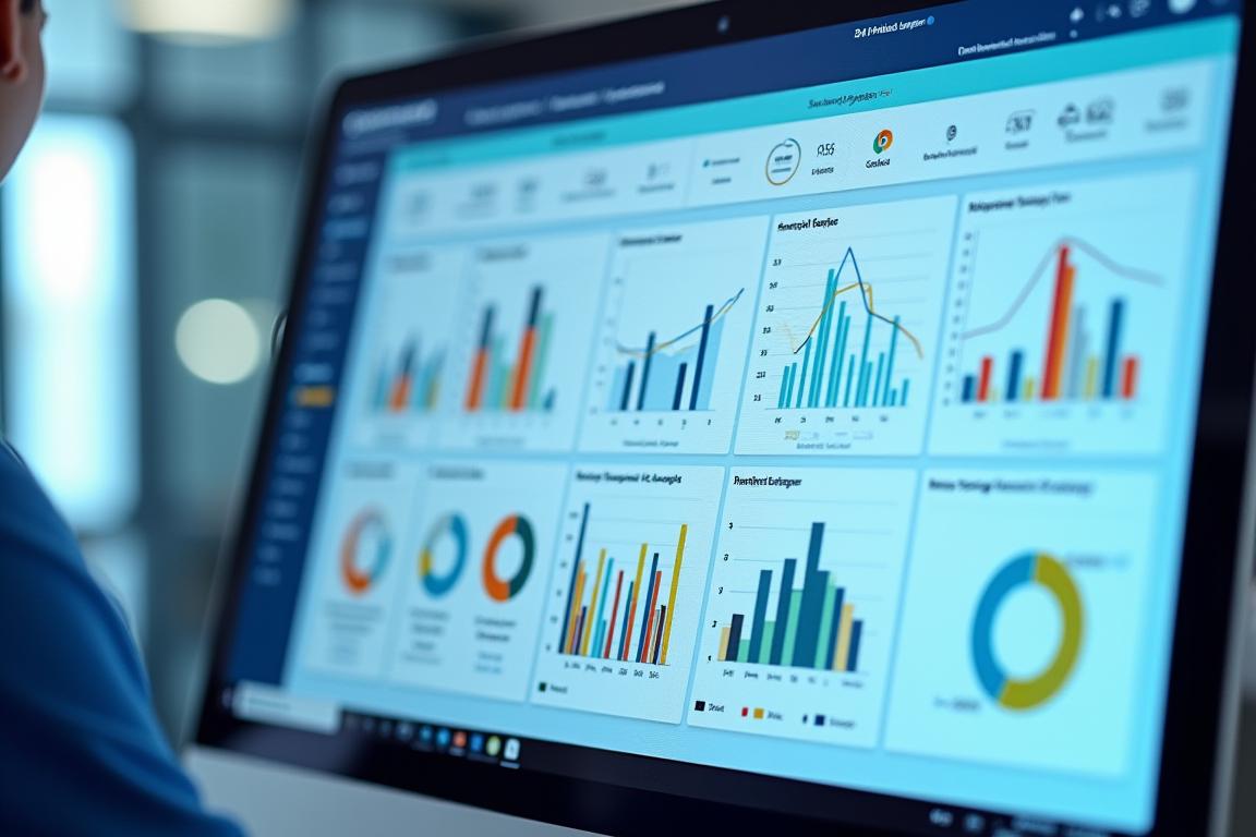 Tableau de bord d'une plateforme éducative IA montrant des graphiques de progression.